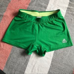 Adidas spandex workout volleyball yoga shorts